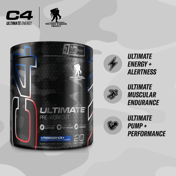 C4 Ultimate® X Wounded Warrior Project® Pre Workout Powder View 2