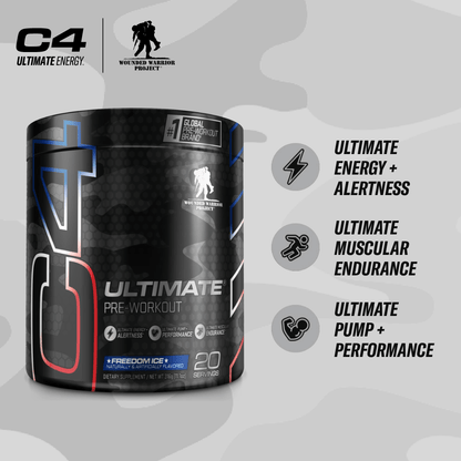 C4 Ultimate® X Wounded Warrior Project® Pre Workout Powder