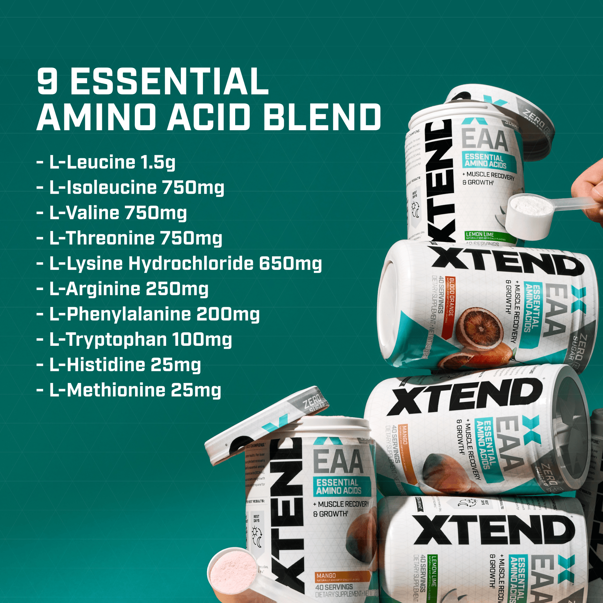 XTEND® EAA Essential Amino Acids Powder View 7