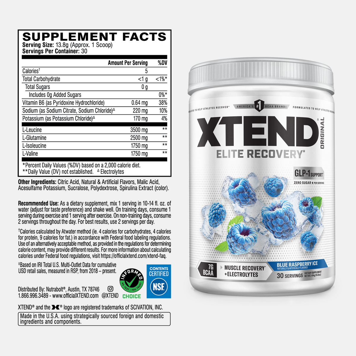 XTEND® Original BCAA Powder | Cellucor