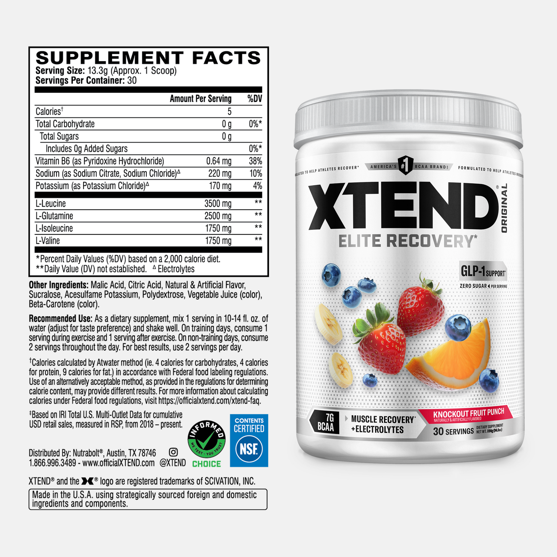 xtend herbicide label XTEND® Original BCAA Powder