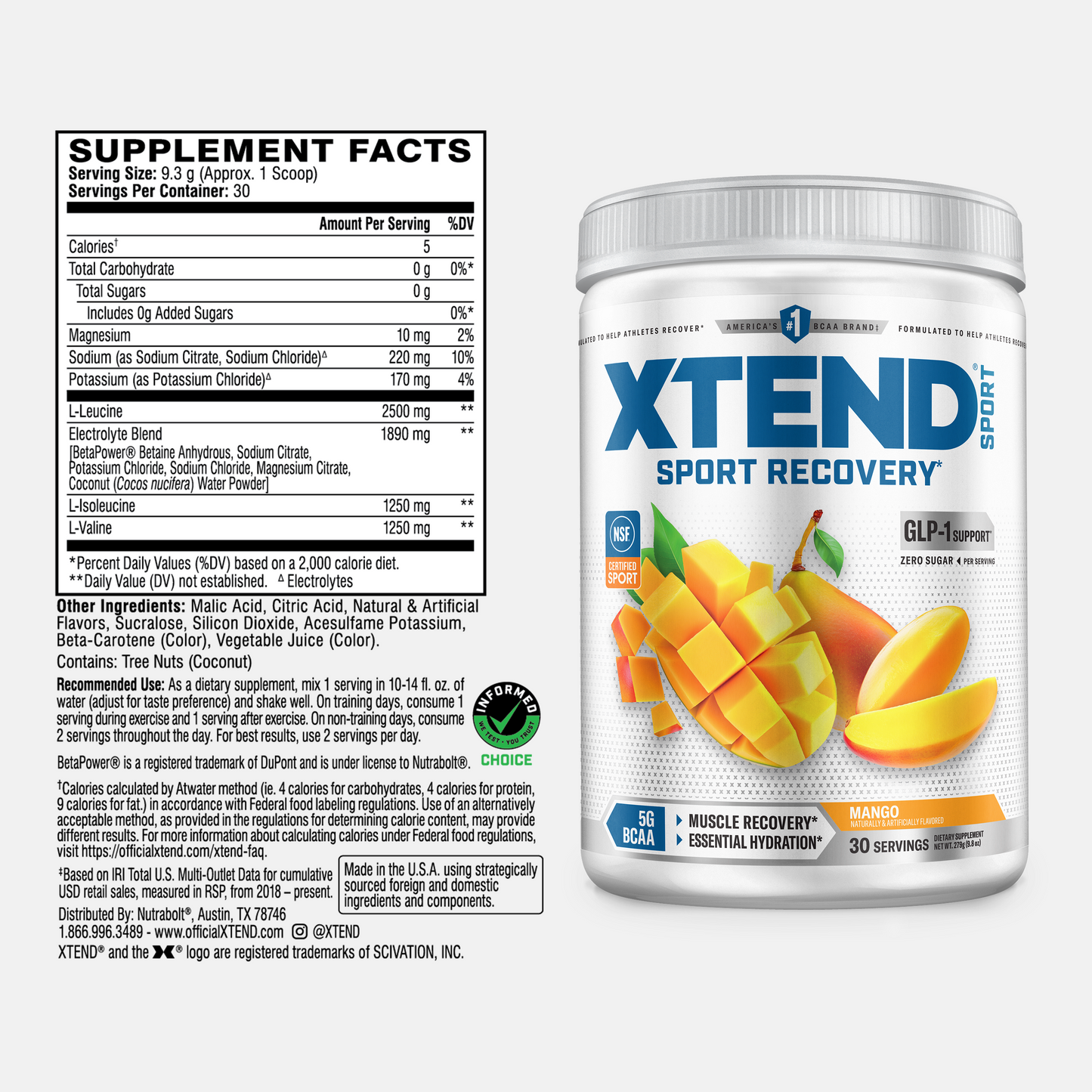 XTEND Sport BCAA Powder