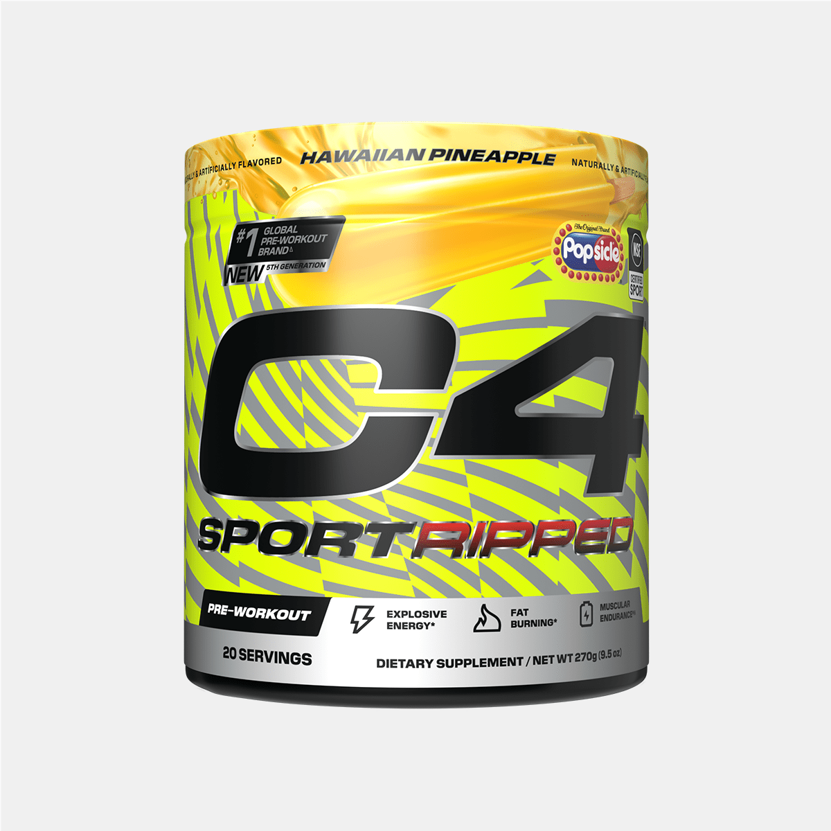 C4 Sport® Ripped Pre Workout Powder View 10