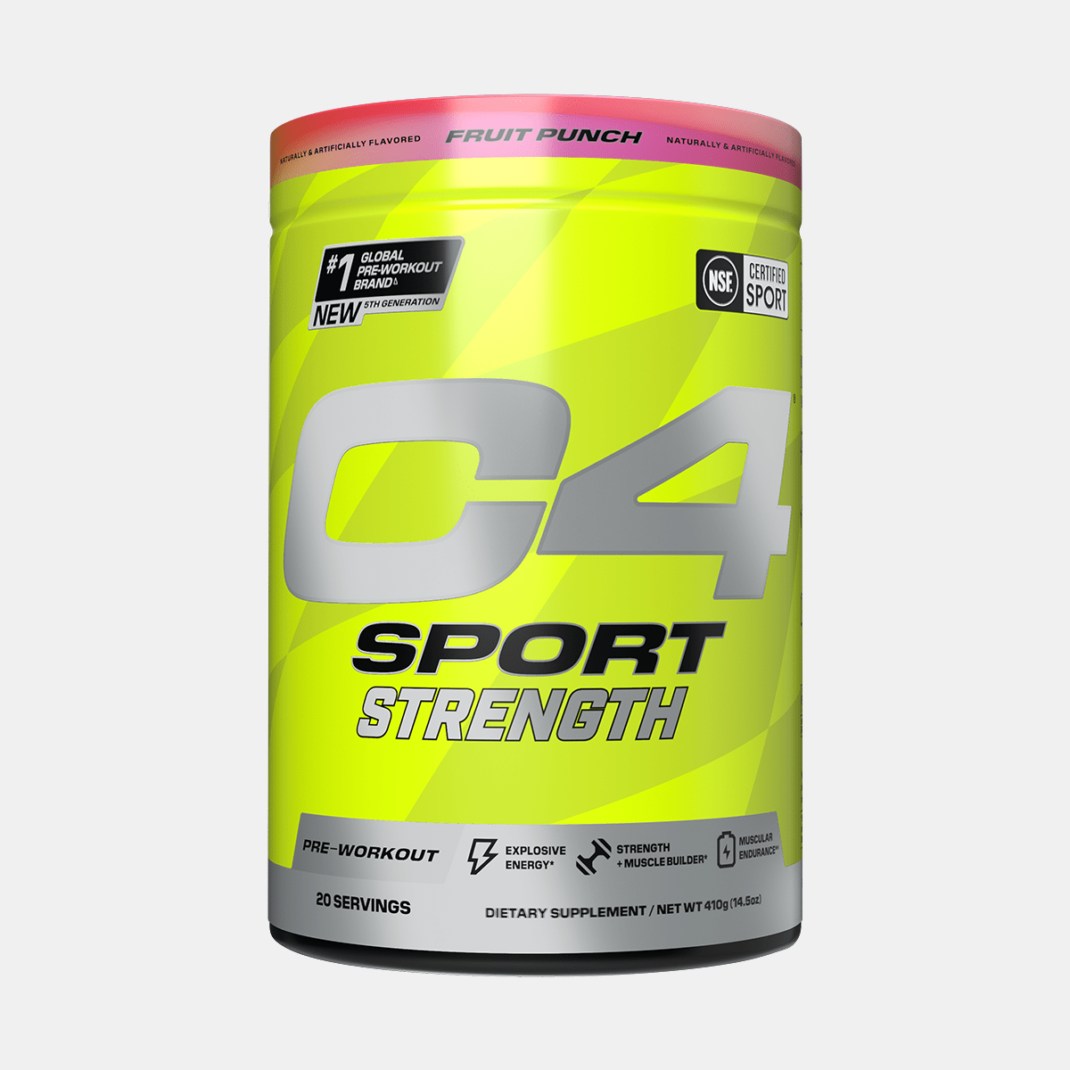 C4 Sport® Strength Pre Workout Powder View 1