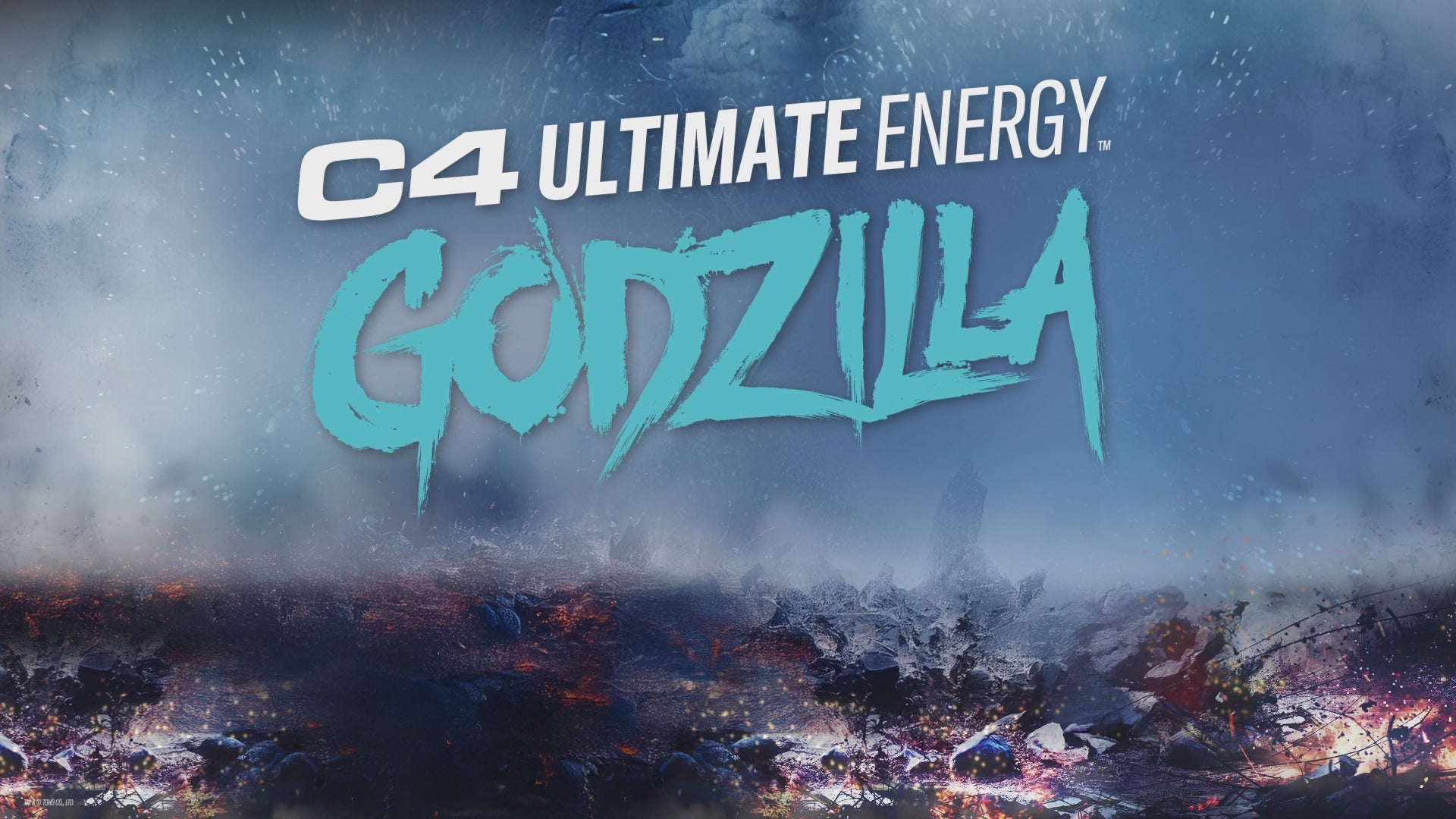 コラリーc4.1 C4 Ultimate Energy® Carbonated x Godzilla | 300mg Energy Drink (12