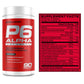P6 Alpha Advanced - supplement facts label