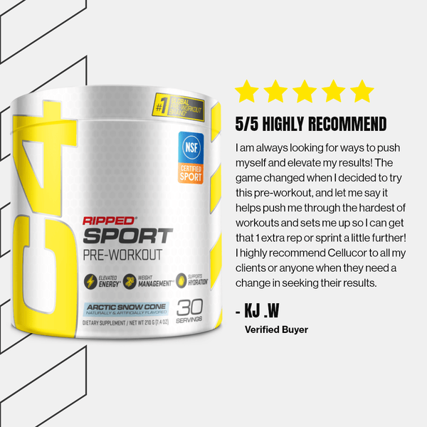 C4 Ripped® Sport Pre Workout Powder View 6