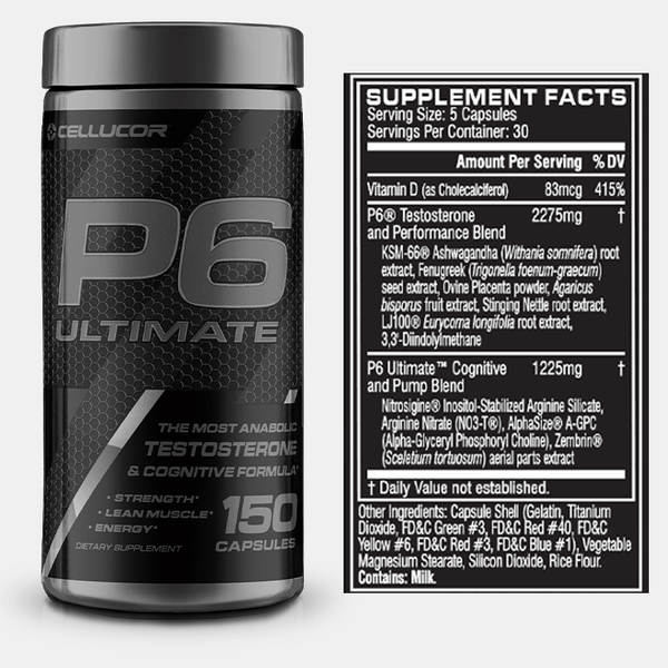 P6 Ultimate Testosterone Booster View 2