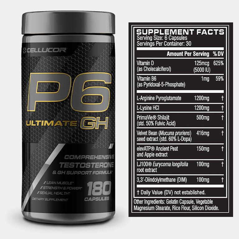 P6 Ultimate GH Testosterone Booster