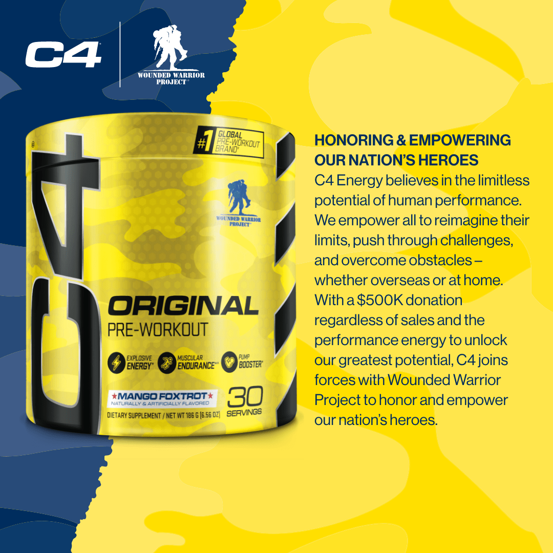 C4® Original X Wounded Warrior Project® Pre Workout Powder View 5