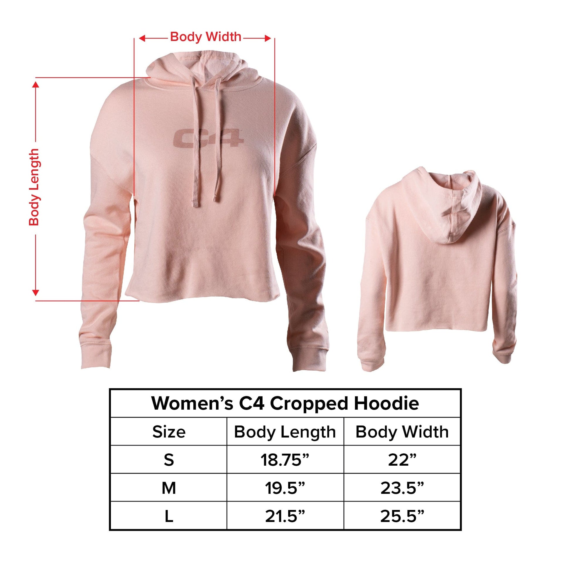 Women's C4® Cropped Hoodie View 10