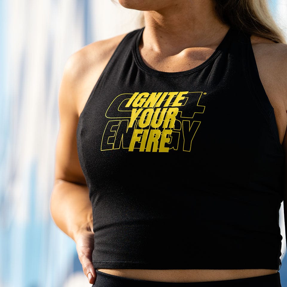 Women's Ignite Your Fire Crop Tank View 1