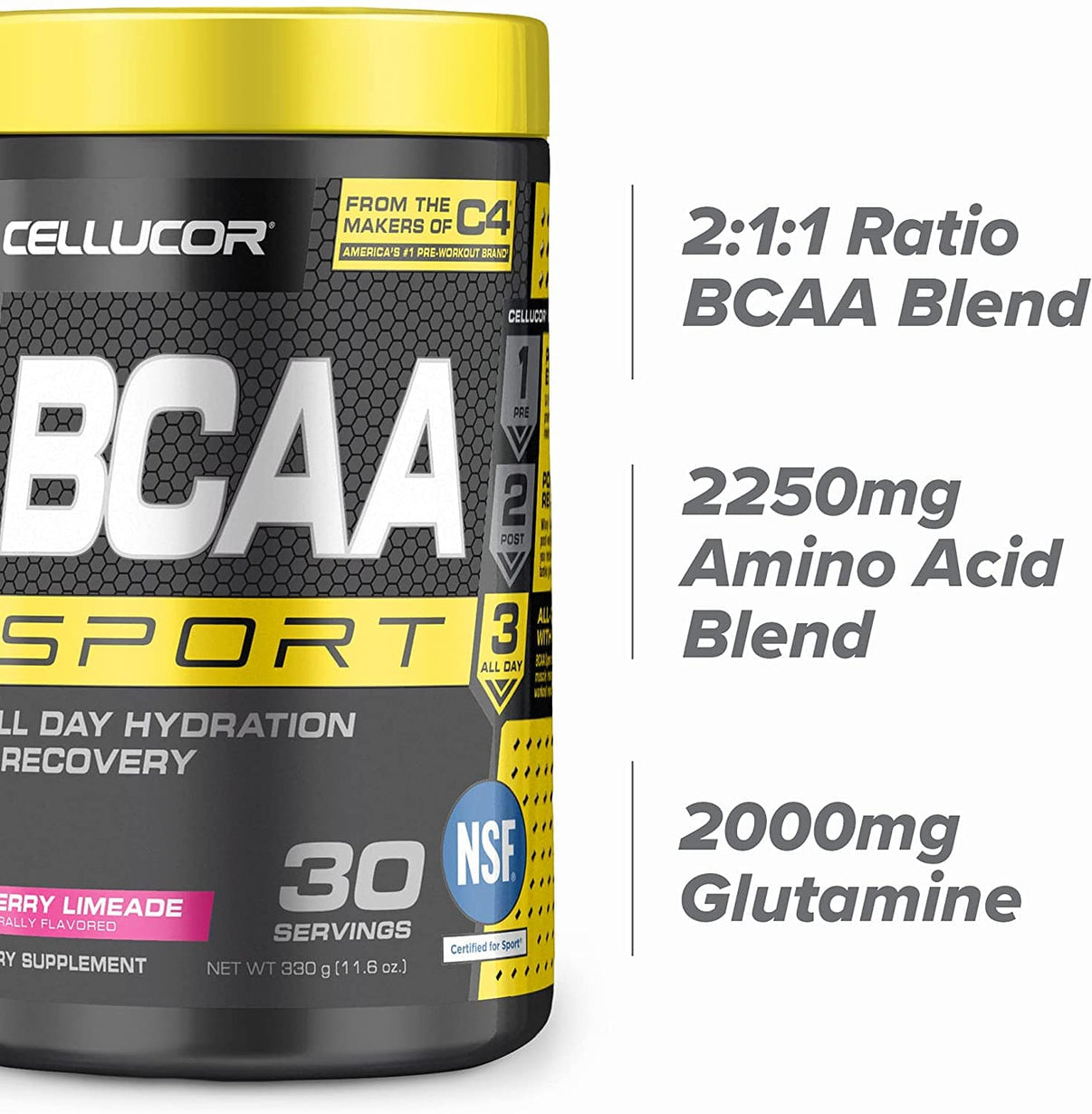 BCAA Sport Hydration & Recovery Powder Cellucor