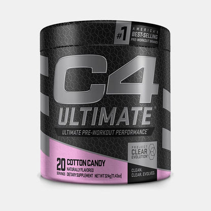 c4 ultimate pre workout powder, cotton candy, 30 servings