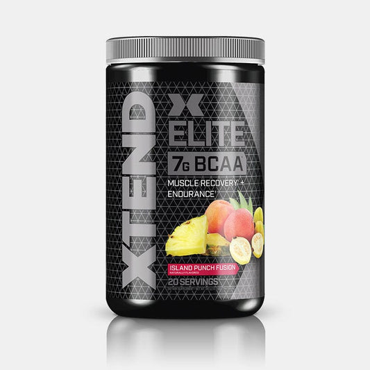 xtend elite bcaa powder, island punch fusion, 20 servings Image
